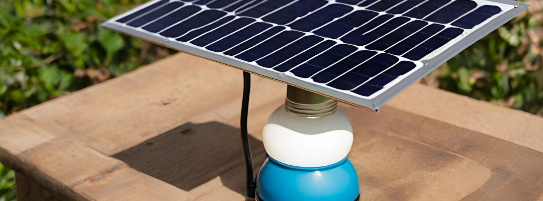 Lampa solarna a świecenie zimą
